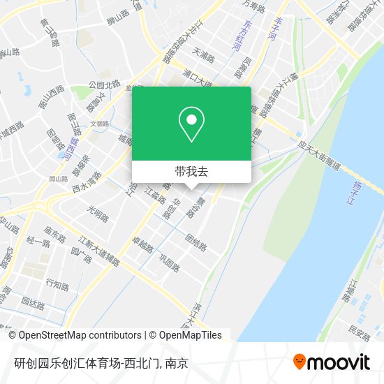 研创园乐创汇体育场-西北门地图