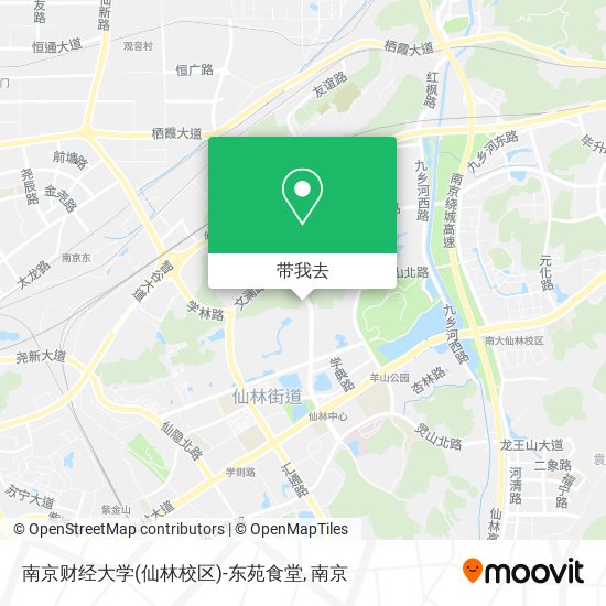 南京财经大学(仙林校区)-东苑食堂地图