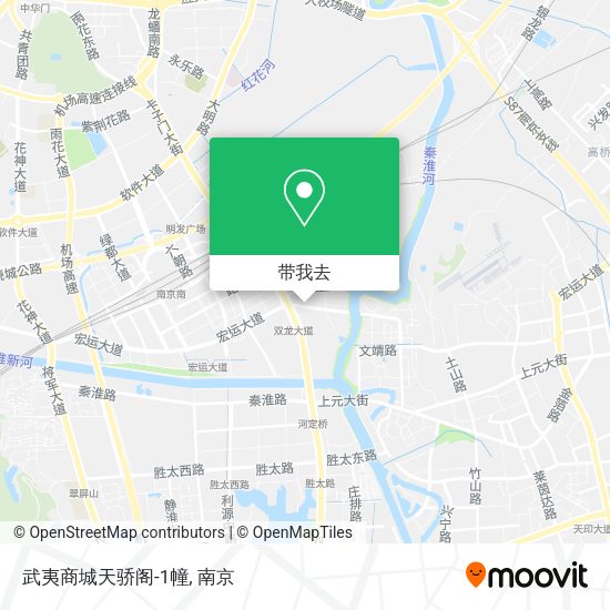 武夷商城天骄阁-1幢地图