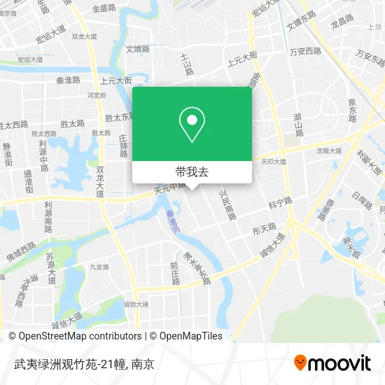 武夷绿洲观竹苑-21幢地图