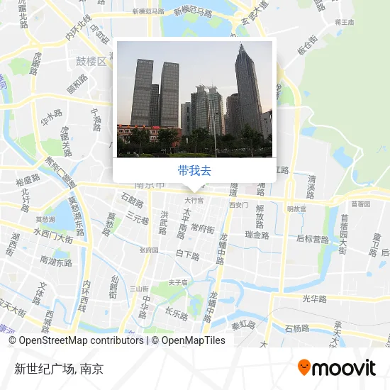 新世纪广场地图