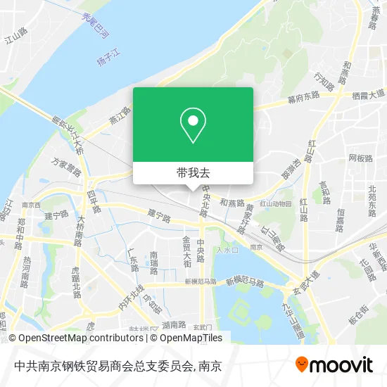 中共南京钢铁贸易商会总支委员会地图