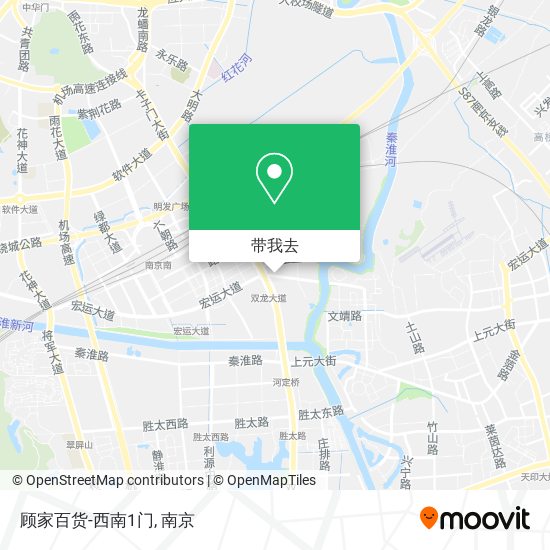 顾家百货-西南1门地图