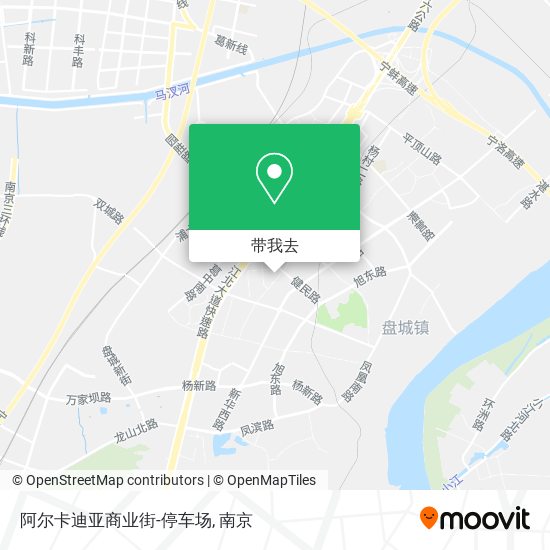 阿尔卡迪亚商业街-停车场地图