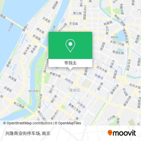 兴隆商业街停车场地图