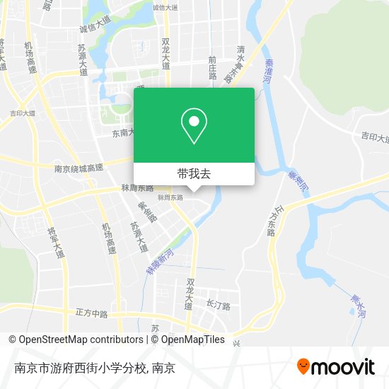 南京市游府西街小学分校地图