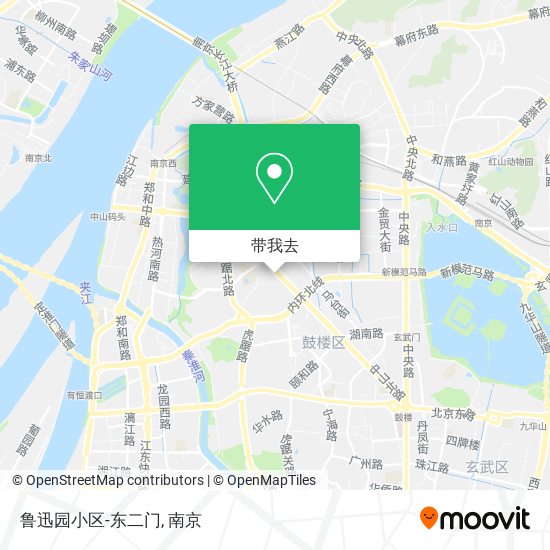 鲁迅园小区-东二门地图