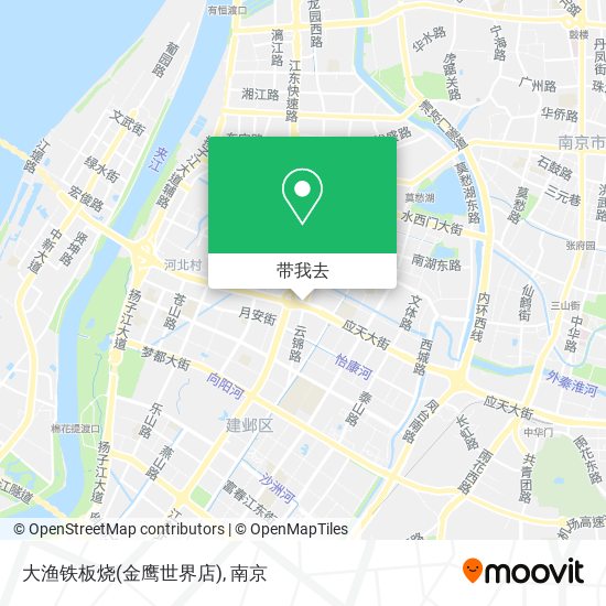 大渔铁板烧(金鹰世界店)地图