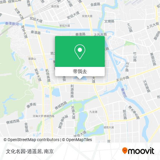 文化名园-逍遥居地图