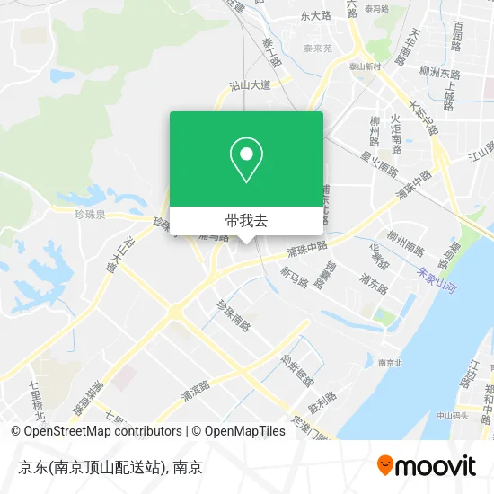 京东(南京顶山配送站)地图