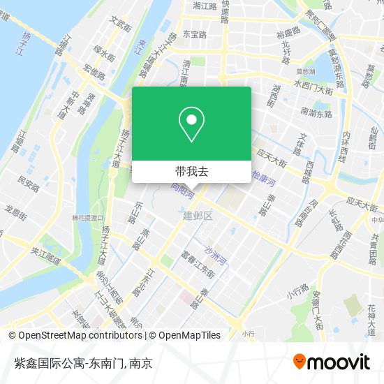 紫鑫国际公寓-东南门地图