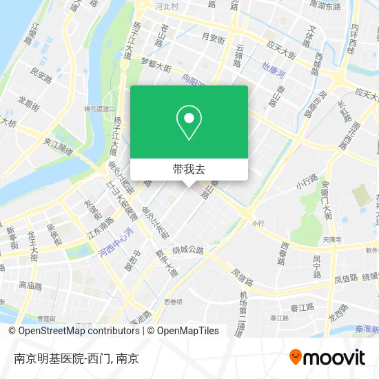 南京明基医院-西门地图