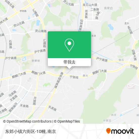 东郊小镇六街区-10幢地图