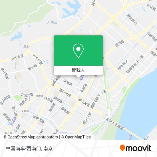 中国南车-西南门地图
