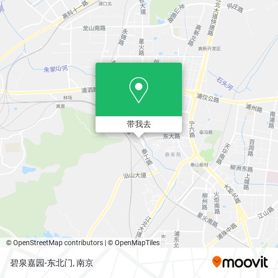 碧泉嘉园-东北门地图