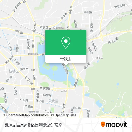 曼果甜品站(情侣园湖景店)地图