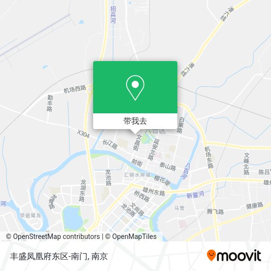 丰盛凤凰府东区-南门地图