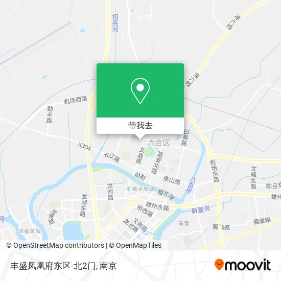 丰盛凤凰府东区-北2门地图