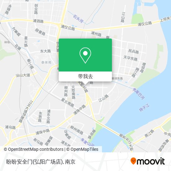 盼盼安全门(弘阳广场店)地图