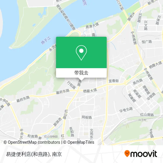 易捷便利店(和燕路)地图
