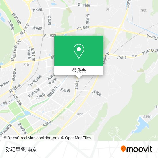 孙记早餐地图