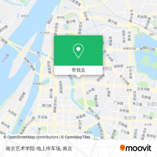 南京艺术学院-地上停车场地图
