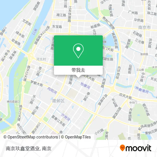 南京玖鑫堂酒业地图
