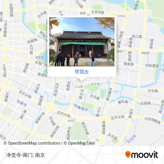 净觉寺-南门地图