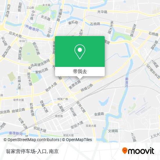 翁家营停车场-入口地图