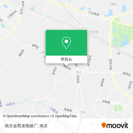 南京金凯龙电镀厂地图