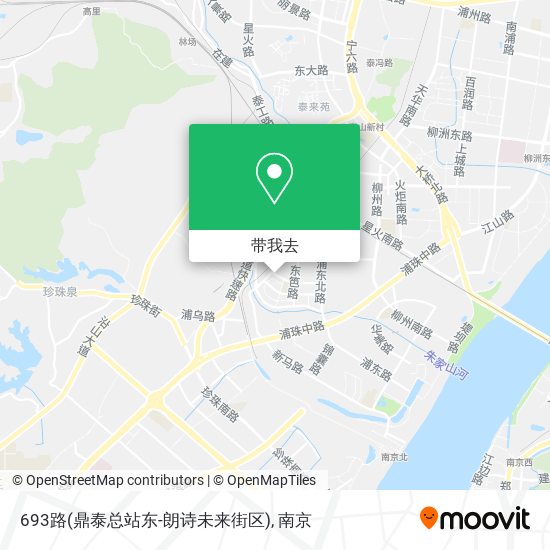 693路(鼎泰总站东-朗诗未来街区)地图