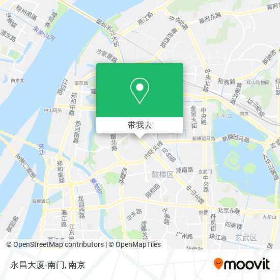 永昌大厦-南门地图
