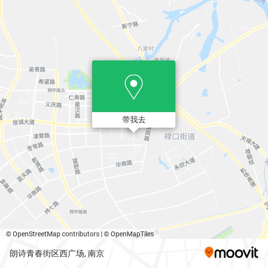 朗诗青春街区西广场地图