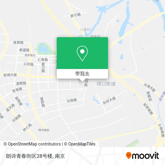 朗诗青春街区28号楼地图