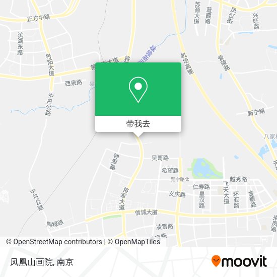 凤凰山画院地图