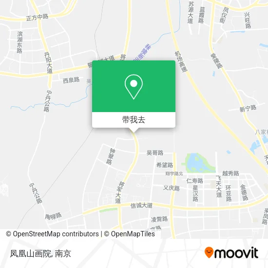 凤凰山画院地图