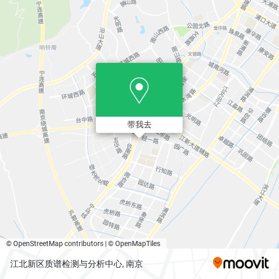 江北新区质谱检测与分析中心地图