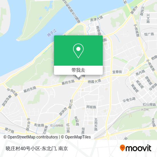 晓庄村40号小区-东北门地图