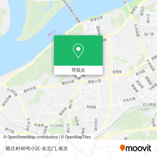 晓庄村40号小区-东北门地图