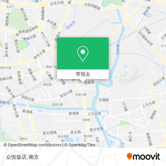众悦饭店地图