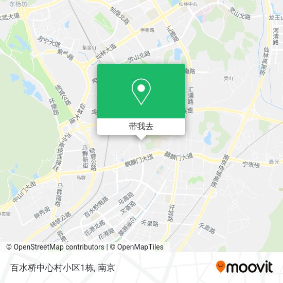 百水桥中心村小区1栋地图