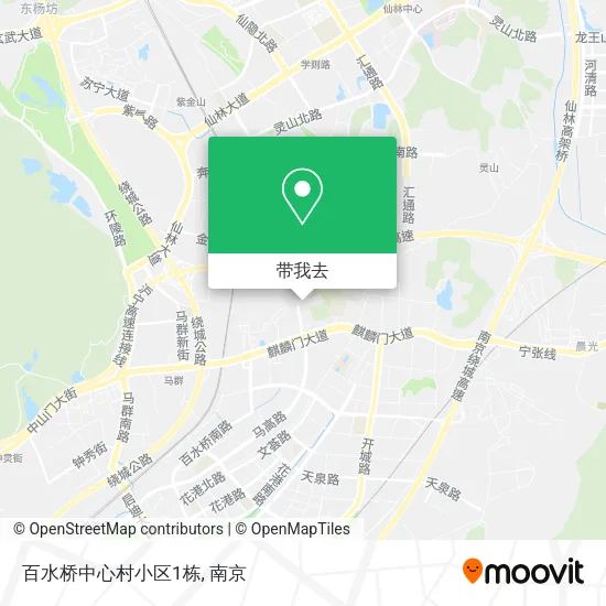百水桥中心村小区1栋地图