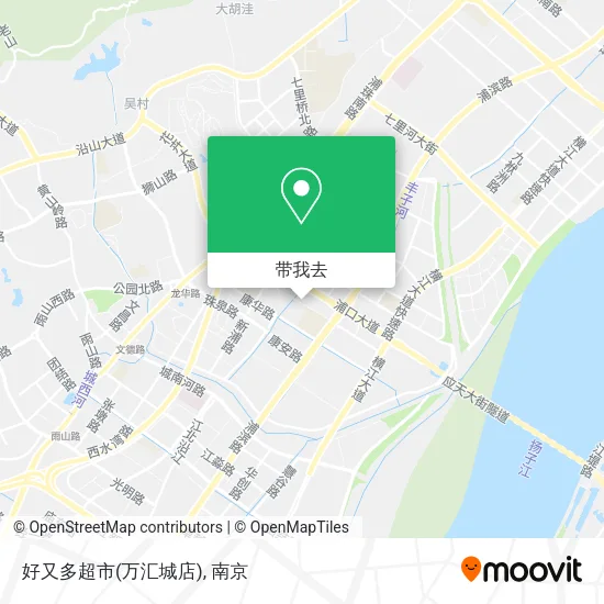好又多超市(万汇城店)地图