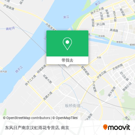 东风日产南京汉虹雨花专营店地图