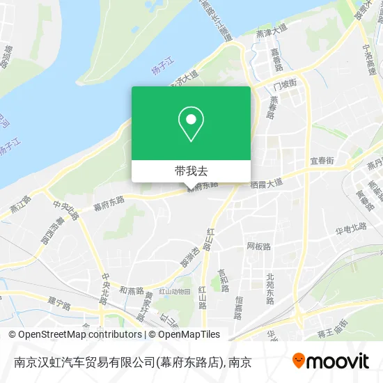南京汉虹汽车贸易有限公司(幕府东路店)地图