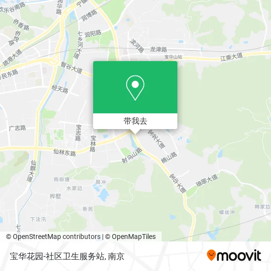 宝华花园-社区卫生服务站地图