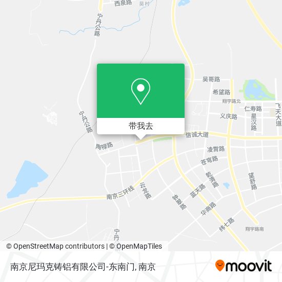 南京尼玛克铸铝有限公司-东南门地图