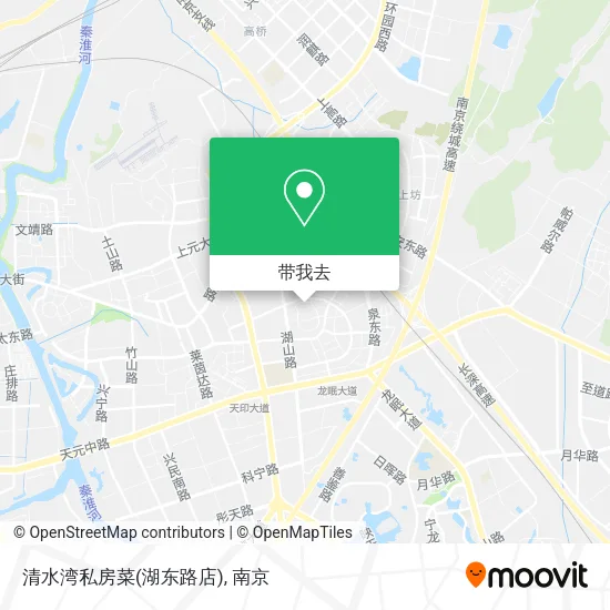 清水湾私房菜(湖东路店)地图