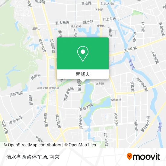 清水亭西路停车场地图