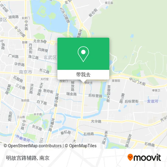 明故宫路辅路地图